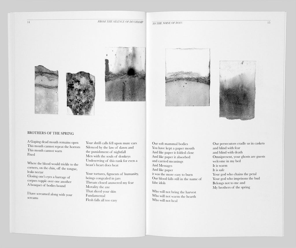 From the Silence of Duchamp to the Noise of Boys by Michael David Quattlebaum Jr.