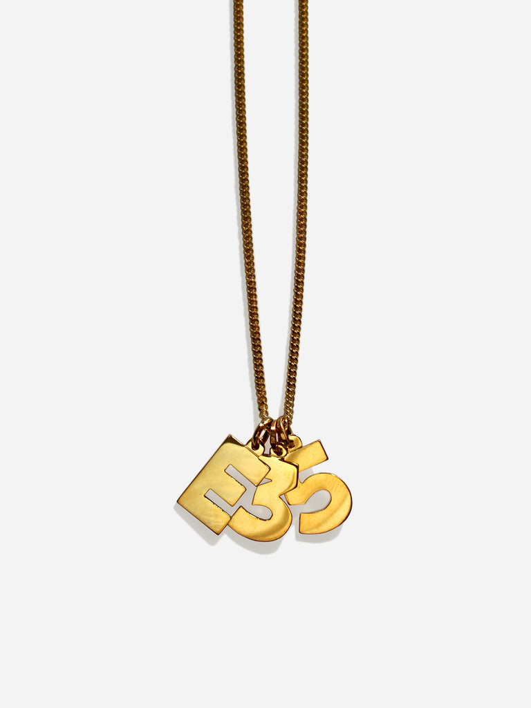 E 35 Pendant Necklace
