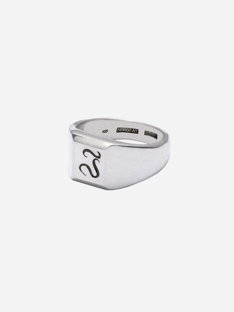 Alpha Ring Blackletter