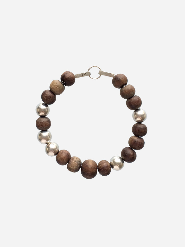 Ashram Wooden Bead Bracelet