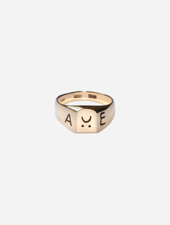 Smiley Face AE Ring