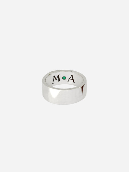 Interior Set Emerald Ring
