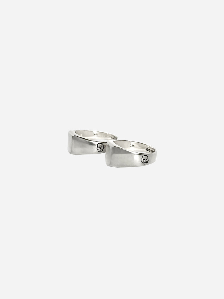 Inverted Skull Couple Rings