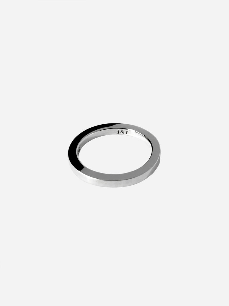 j&f Engraved Ring