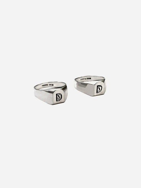 DS Monogram Couple Rings
