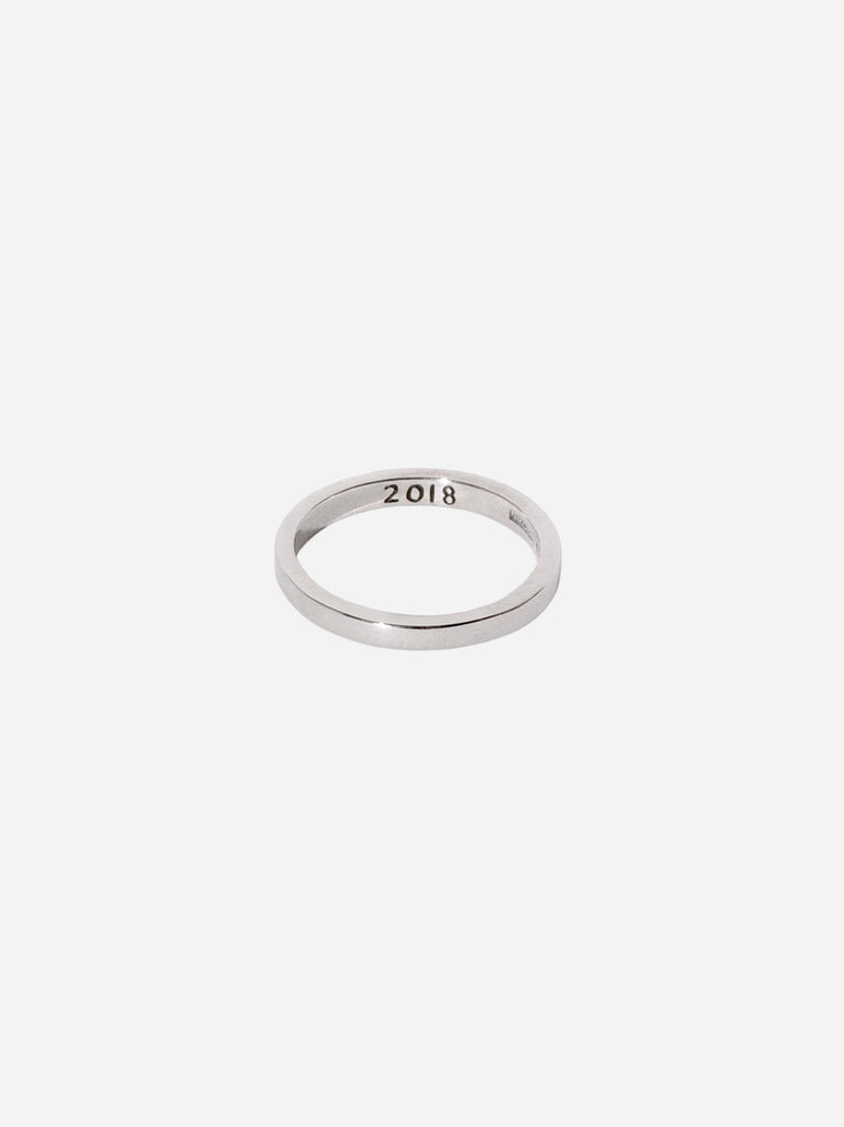 Engraved Wedding Rings, White Gold