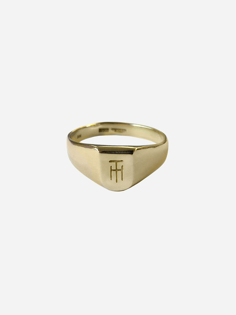 TH Inverted Monogram Ring