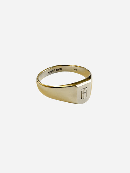 TH Inverted Monogram Ring