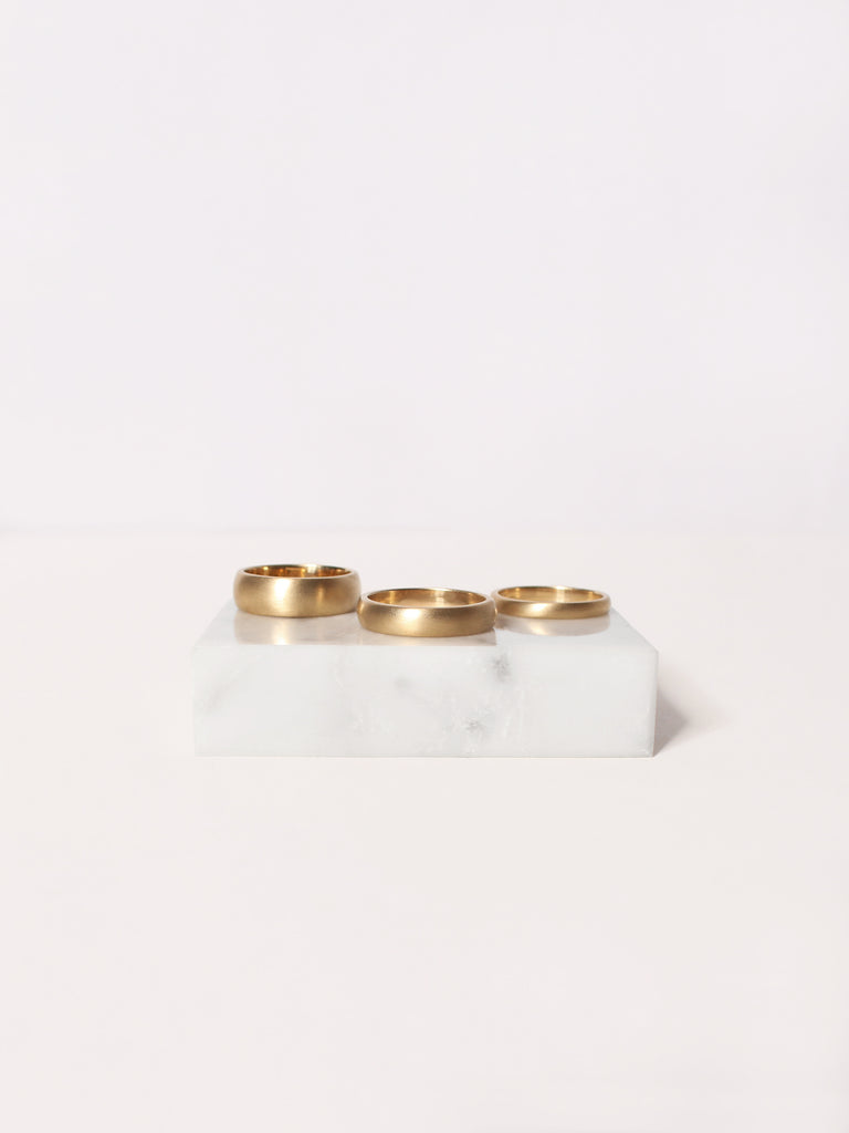 Bow Ring 7mm - Matte Finish